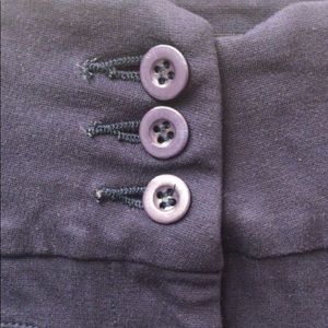 Blue stretchy high waisted shorts